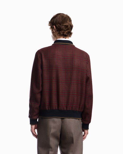 Emporio Armani Red Bomber Jacket for men