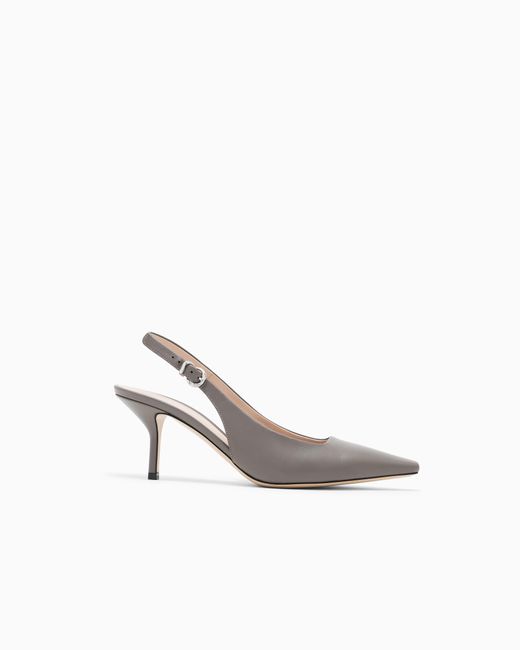 Emporio Armani White Decollete Shoe