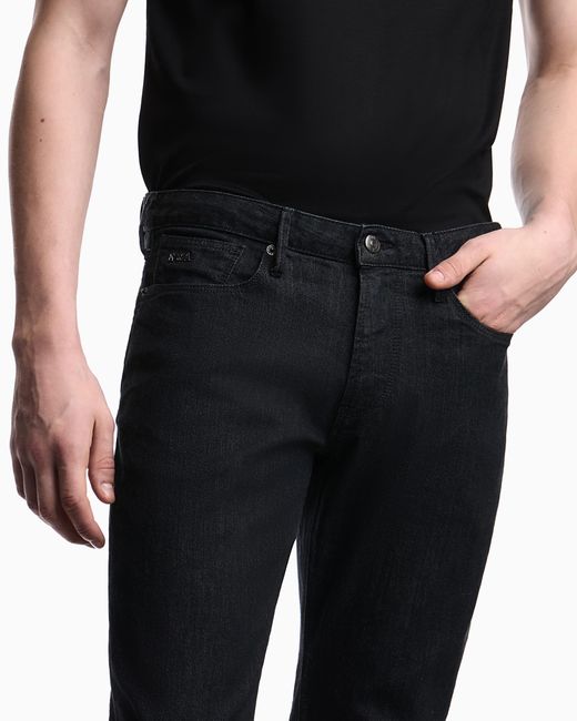 Emporio Armani Blue J06 Slim-Fit Jeans for men