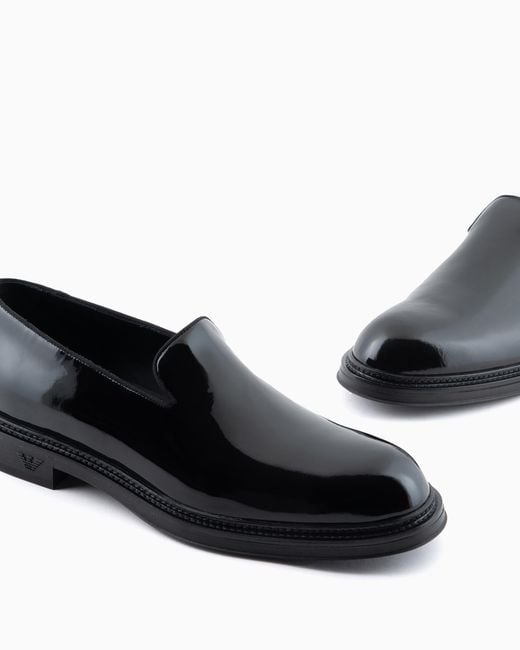 Emporio Armani White Slipper Loafer for men