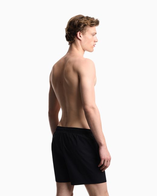 Emporio Armani Blue Essential Swim Shorts for men