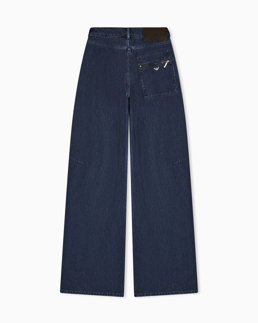 Emporio Armani Blue J5H Loose-Fit Jeans