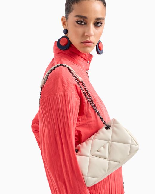 Emporio Armani Natural Minitasche Zum Umhängen Mit Klappe