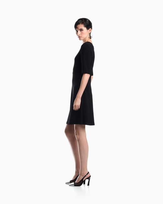 Emporio Armani Black Unlined Dress