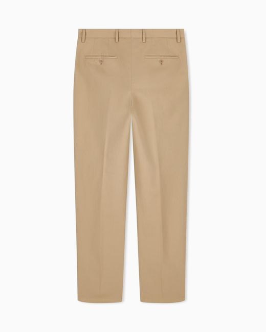 Emporio Armani Natural Trousers for men