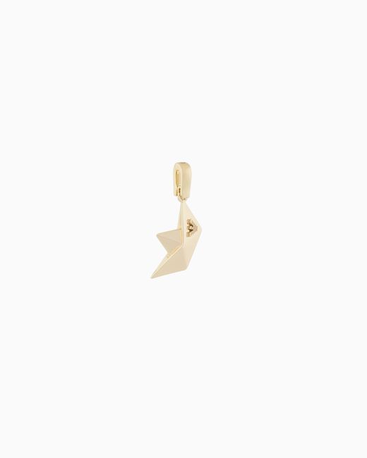 Emporio Armani White Paper Boat Charm