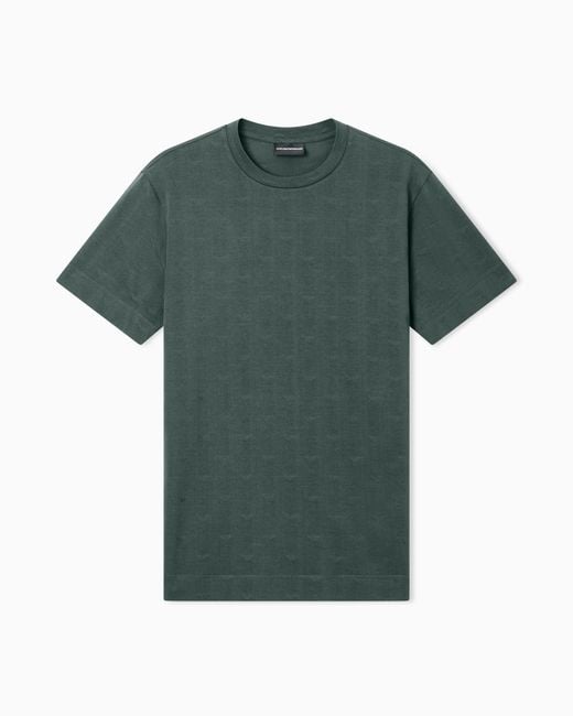 Emporio Armani Green Slim-Fit T-Shirt for men