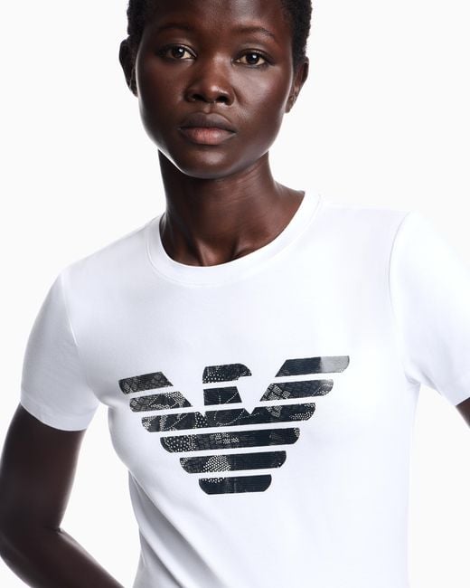 Emporio Armani White T-Shirt Regular Fit