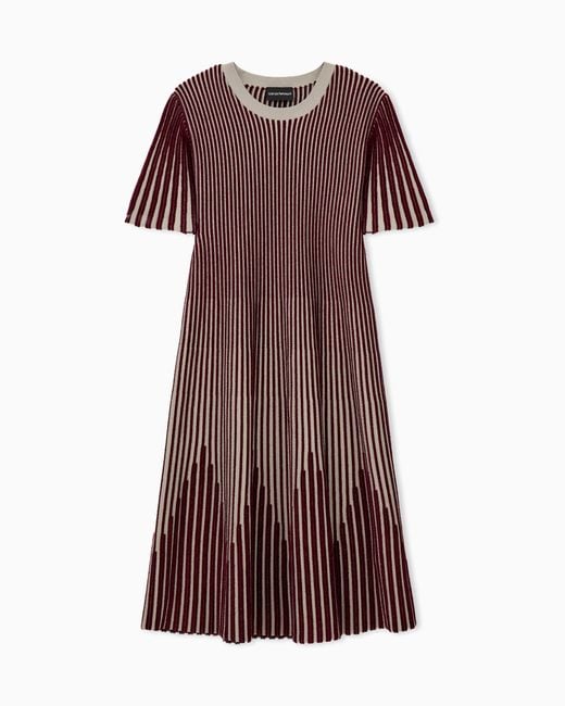 Emporio Armani Brown Midi Dress