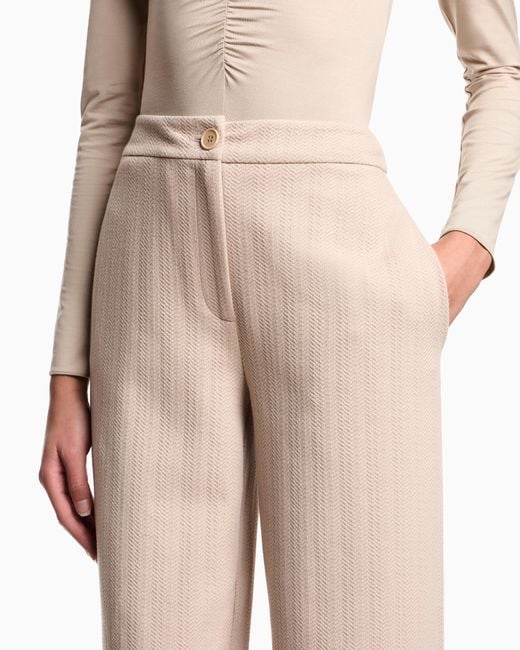 Pantaloni di Emporio Armani in Natural