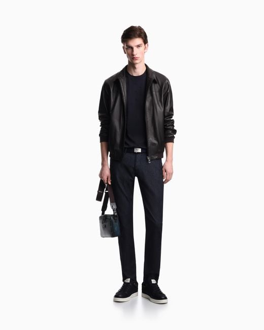 Emporio Armani Blue Slim-Fit T-Shirt for men