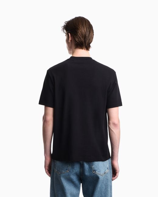 Emporio Armani Black Jersey T-Shirt for men