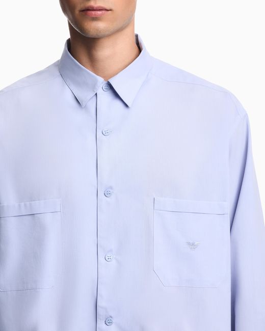 Emporio Armani Blue Shirt for men