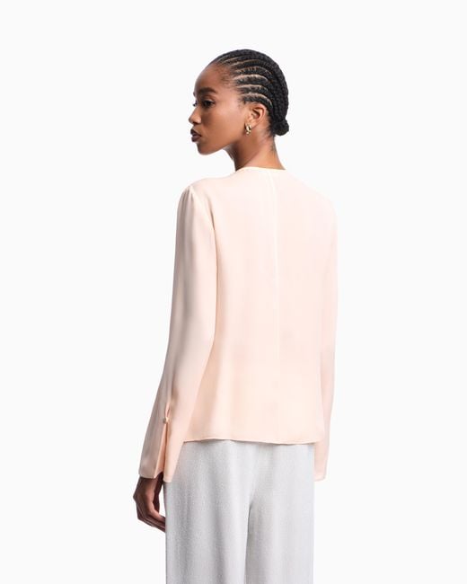 Emporio Armani Pink Icon Blouse