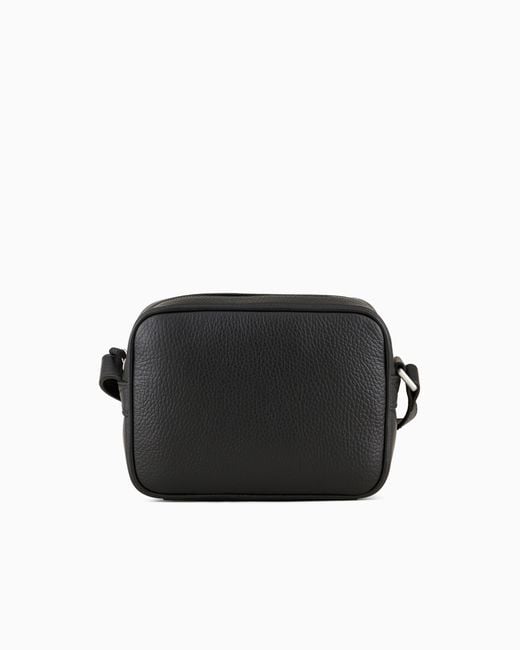 Emporio Armani Black Shoulder Strap Camera Case Essential for men