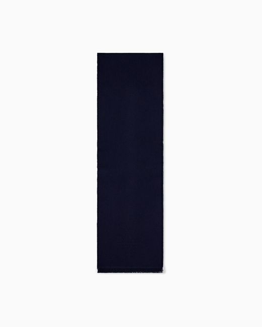 Sciarpa di Emporio Armani in Blue da Uomo