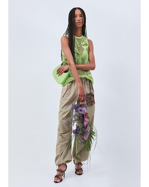Emporio Armani Natural Sustainability Values Capsule Collection Organic Poplin Drawstring Trousers