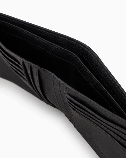 Portafoglio Con Portacarte di Emporio Armani in Black da Uomo
