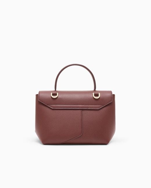 Emporio Armani Purple 1981 Leather Mini Bag