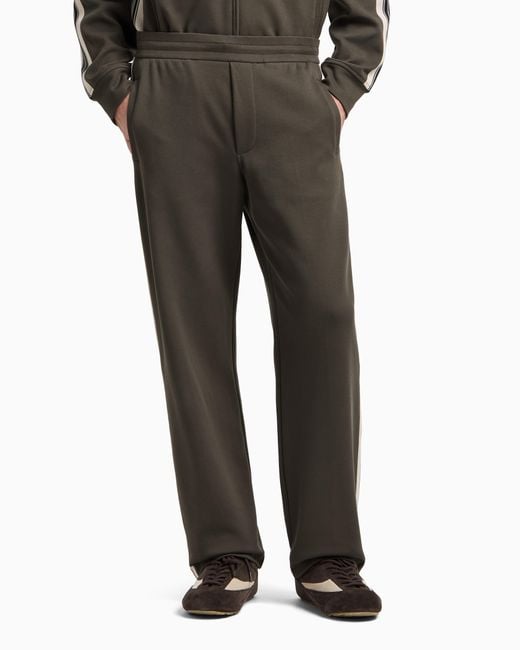 Pantaloni A Vita Elastica di Emporio Armani in Gray da Uomo
