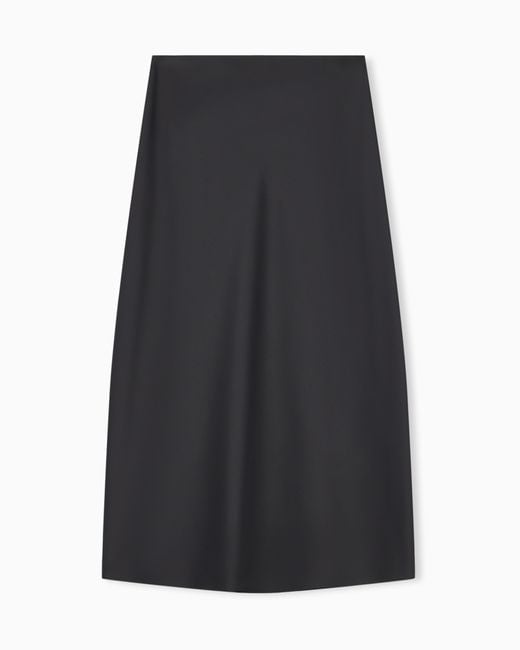 Emporio Armani Black Unlined Skirt