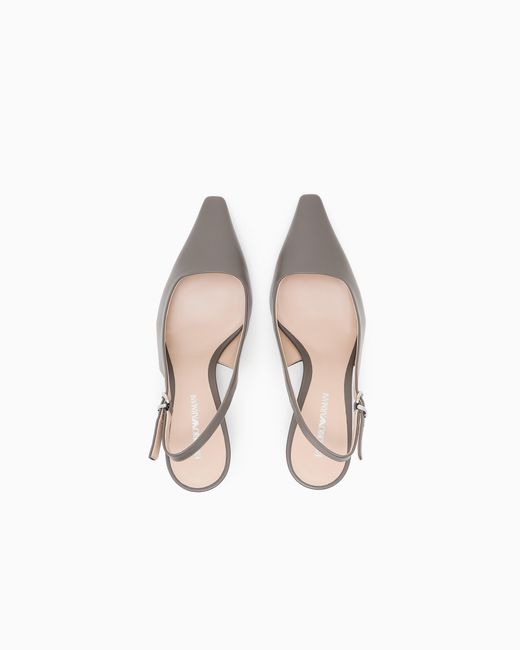Emporio Armani White Decollete Shoe
