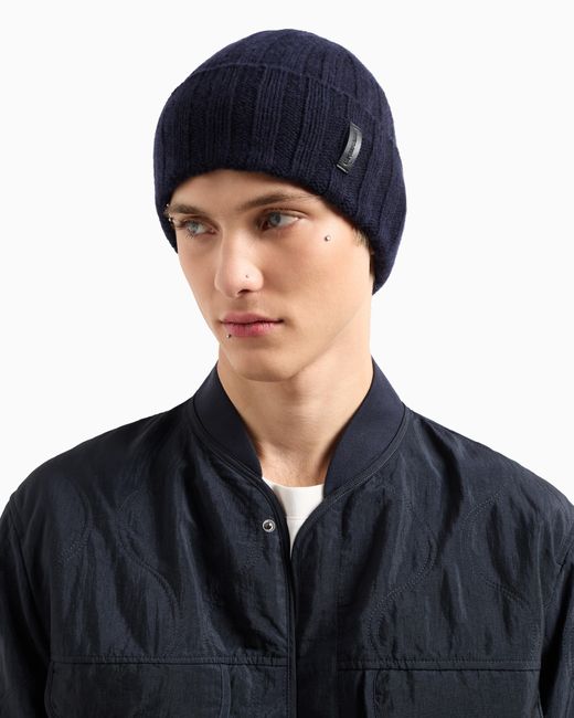 Berretto di Emporio Armani in Blue da Uomo