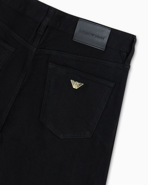 Emporio Armani Black J75 Slim-Fit Jeans for men