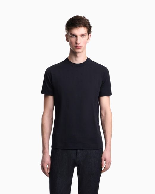 Emporio Armani Blue Slim-Fit T-Shirt for men