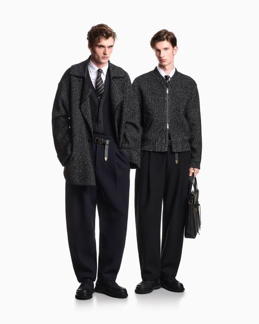 Emporio Armani Black Blouson for men