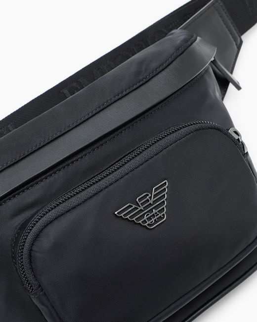Emporio Armani Gray Sling Bag for men