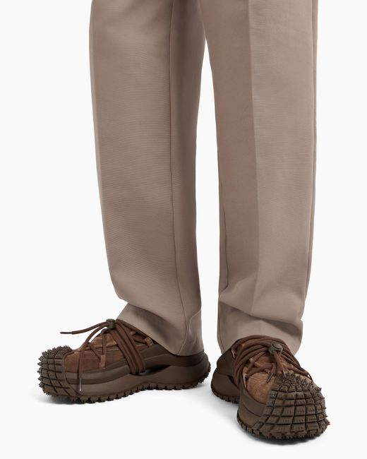 Emporio Armani Natural Canvas Chinos for men