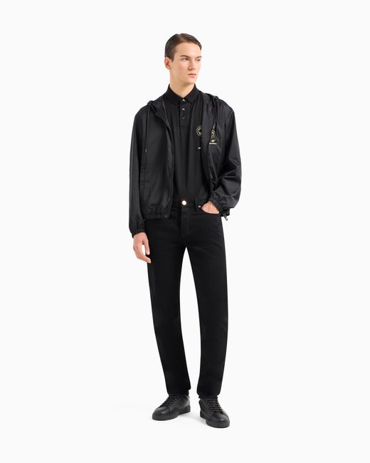 Emporio Armani Black J75 Slim-Fit Jeans for men