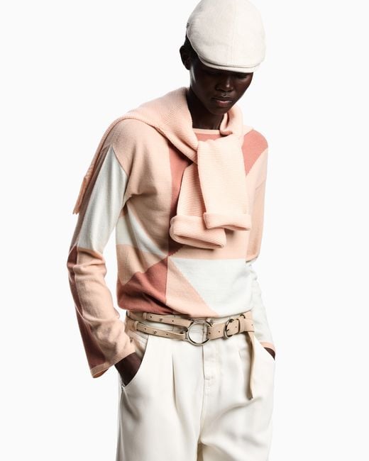 J8h Emporio Armani J8H Relaxed-Fit Garment-Dyed Lyocell Trousers in White ...