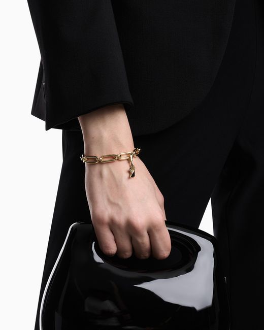 Emporio Armani White Paper Boat Charm