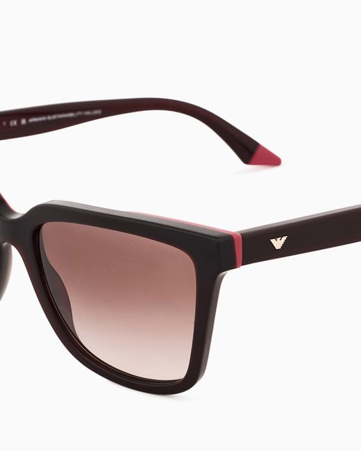 Emporio Armani Multicolor Irregular-Shaped Sunglasses