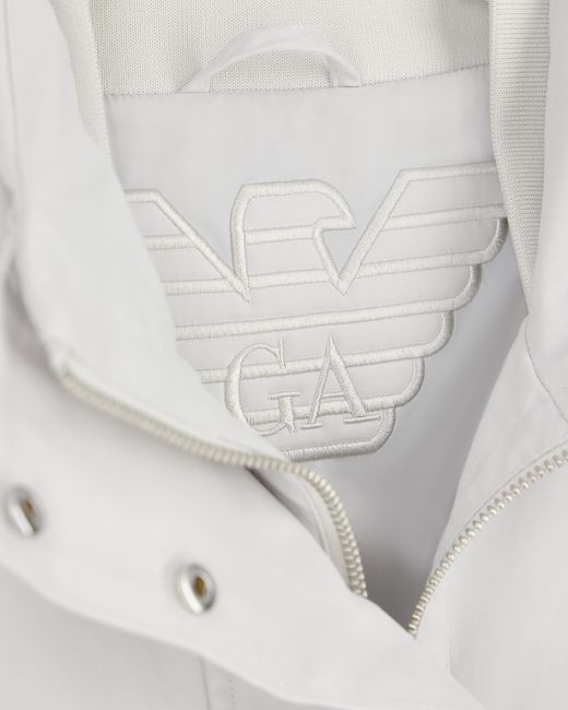 Emporio Armani White Blouson Jacket