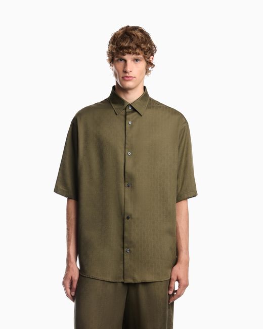 Emporio Armani Green Shirt for men