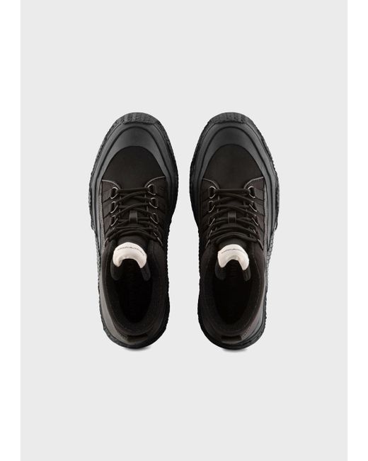 Zapatillas Emporio Armani de hombre de color Negro | Lyst