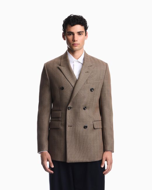 Emporio Armani Natural Lined Blazer for men