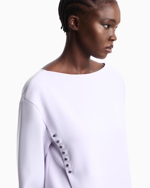 Emporio Armani White Unlined Top