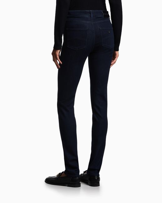 Emporio Armani Blue High Waisted Jeans