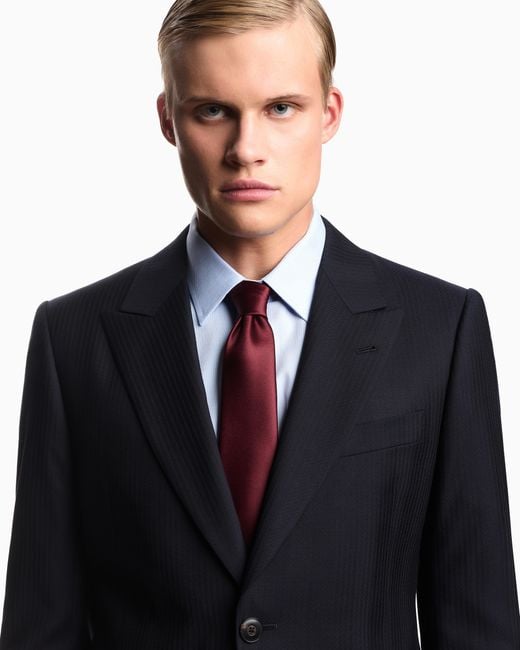Abito Monopetto di Emporio Armani in Blue da Uomo