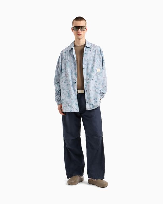 Pantaloni Con Dettaglio Cinturino Capsule Peace Asv di Emporio Armani in Blue da Uomo