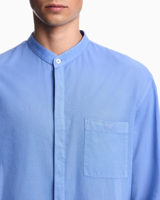 Emporio Armani Blue Shirt for men