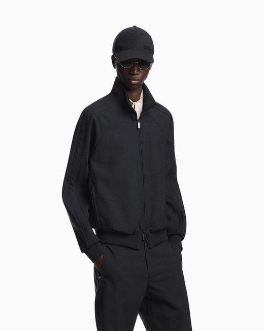 Emporio Armani Blue Icon Full-Zip Blouson for men