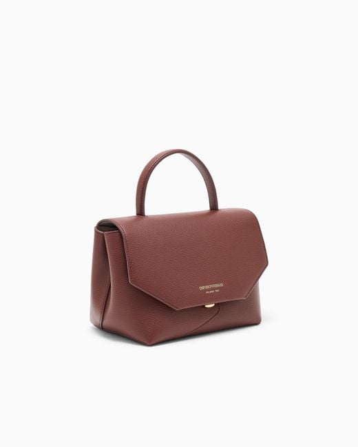 Emporio Armani Purple 1981 Leather Mini Bag