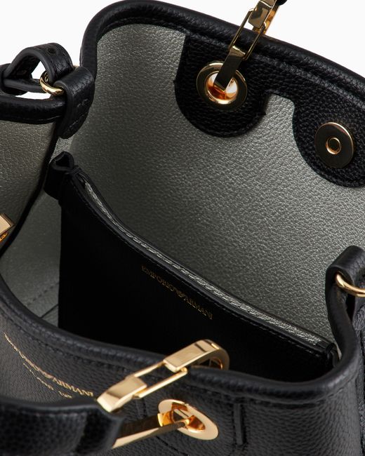 Emporio Armani Black Crossbody Bag Unlined With Removable Strap Essential