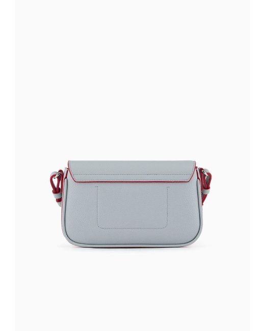 Emporio Armani White Deer-print Mini Bag
