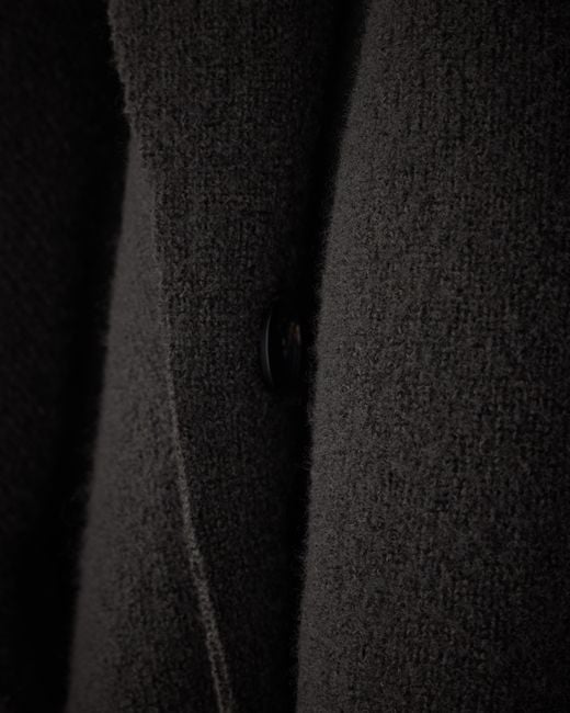 Emporio Armani Black Signature Capsule Collection Boiled Wool Jacket for men